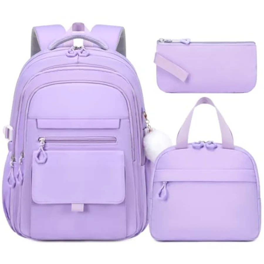 

Backpack for Girls, 15.6" Laptop Backpack Schoolbag for Teens Girls Kid Elementary Middle School Student, Waterproof Stylish Gi