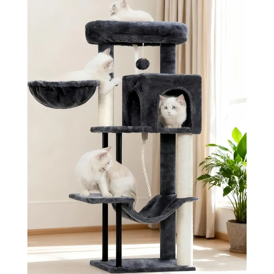tour-a-chat-pour-chats-d'interieur-tour-a-chat-de-433-pouces-avec-hamac-en-tube-d'acier-robuste-condo-pour-petits-chats-et-chatons