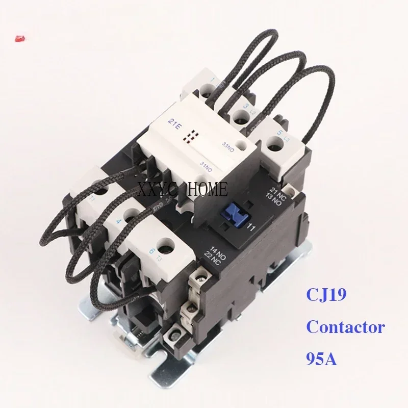 

CJ19 AC 80A 95A electrical Switch-over Capacitor Contactor 50/60HZ high capacity capacitor ac contactor