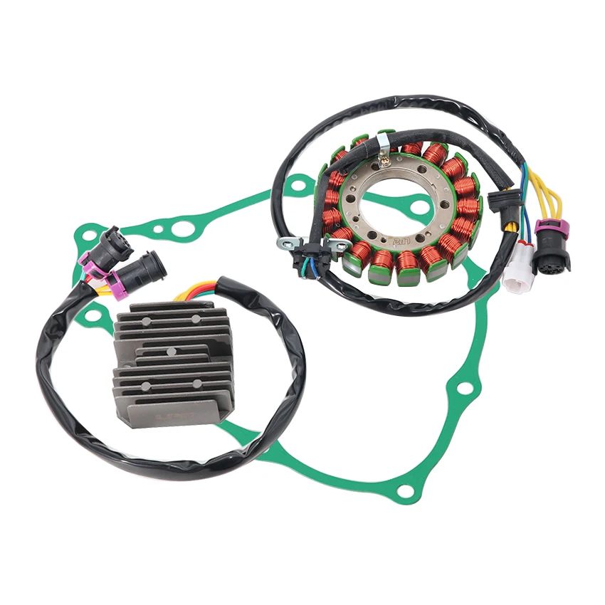 Stator Coil+Regulator +GASKET For Geon Grandtour 400 Mash Adventure 400 Shineray X5 WK WK400 Trail OEM:31140136 31030087