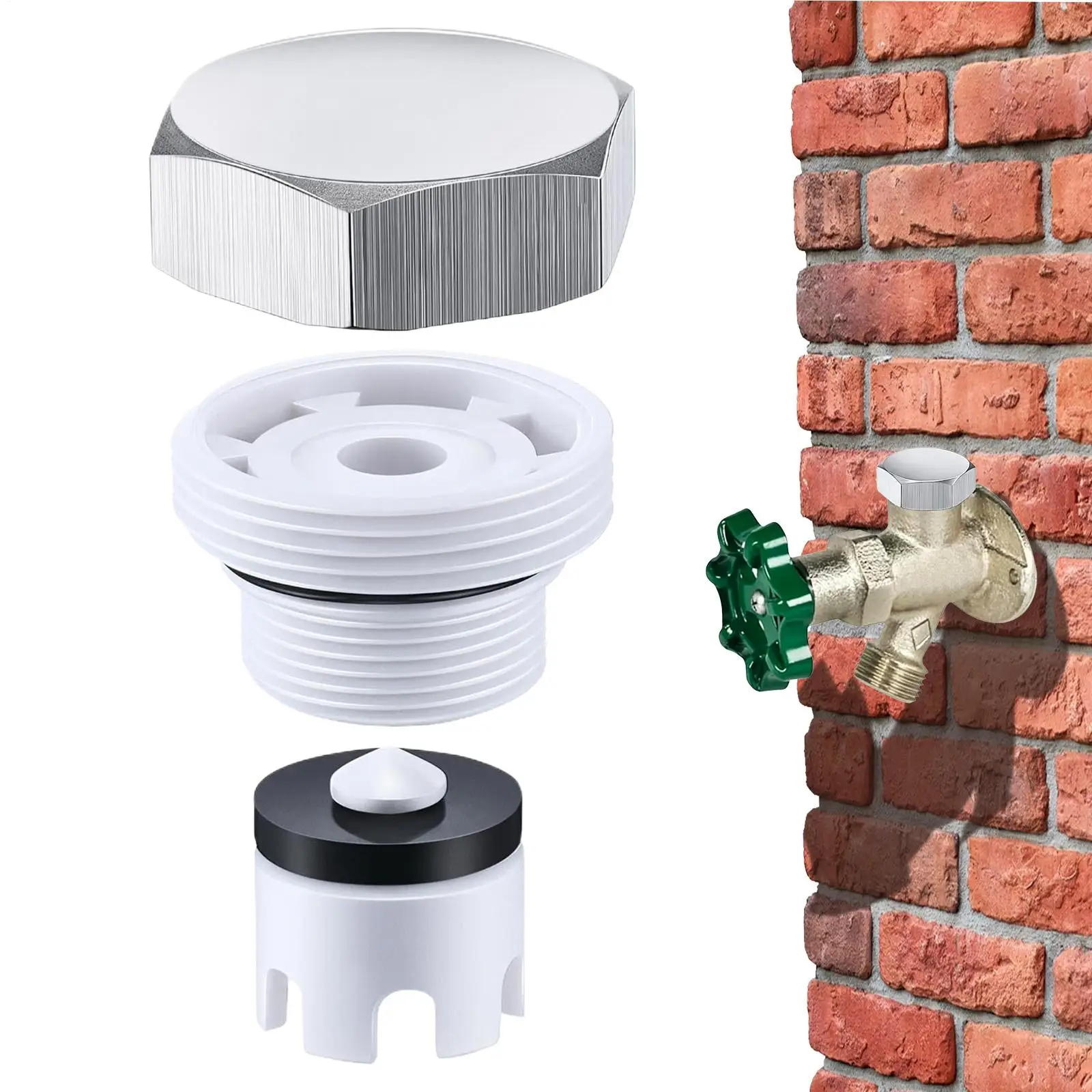 Outdoor Faucet Repair Kit Spigot Valve Check Tools Vacuum Breaker Check Tools Anti Siphon Valve Repair Kit Replacement Parts