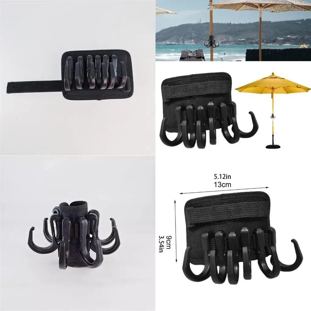 

G6KF Removable Hook Hanging Towels Hats Secure Belongings Outdoor