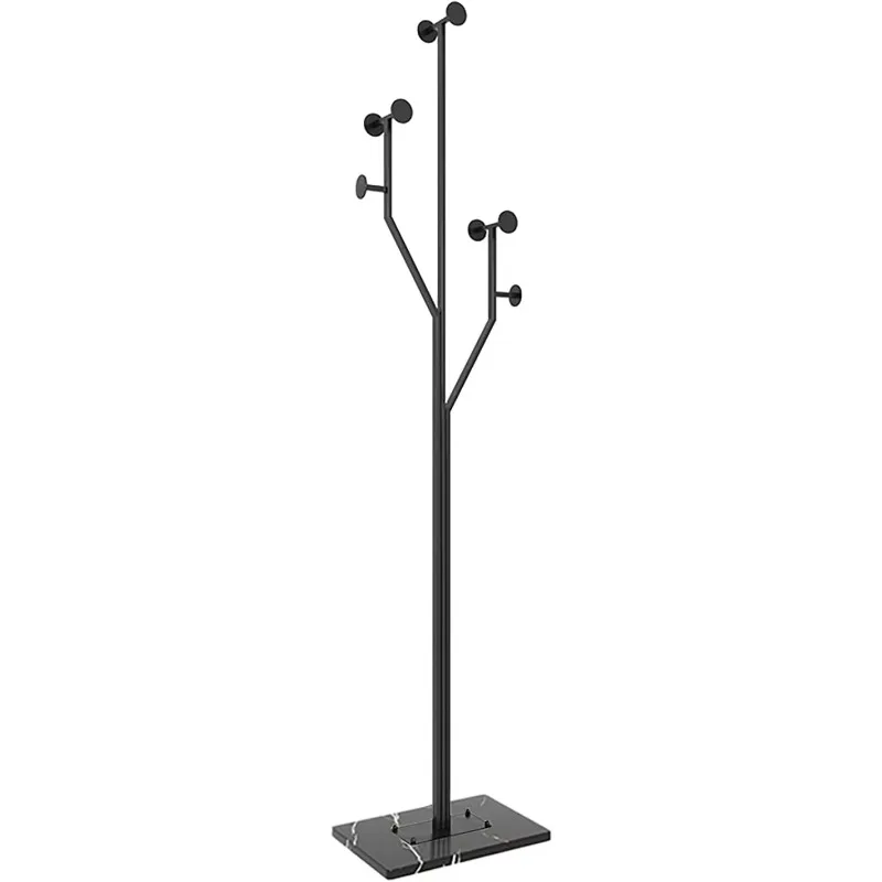 Independent Floor-standing Metal Coat Rack, Capable of Hanging Clothes, Hats and Scarves, Suitable for Bedrooms