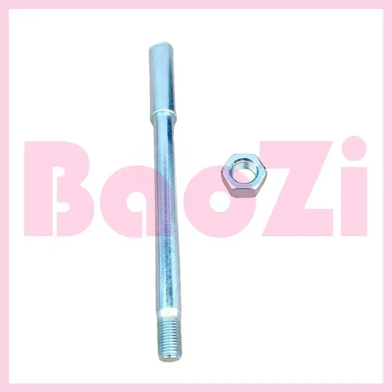 

Front / Rear Axle / Flat Fork Axle with Nut for Zonsen Aprilia Apr150-5 Apr150-5a Terra150 Adv
