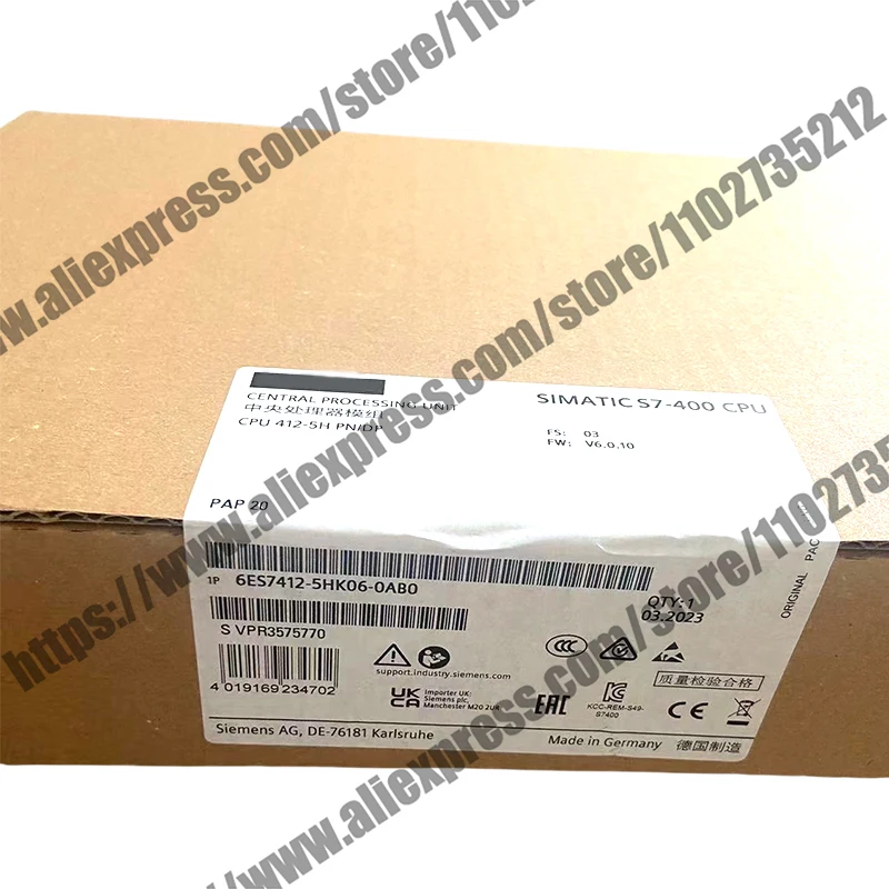 New 6ES7412-5HK06-0AB0 6es7412-5hk06-0ab0 S7-400F Central Processing Unit Module