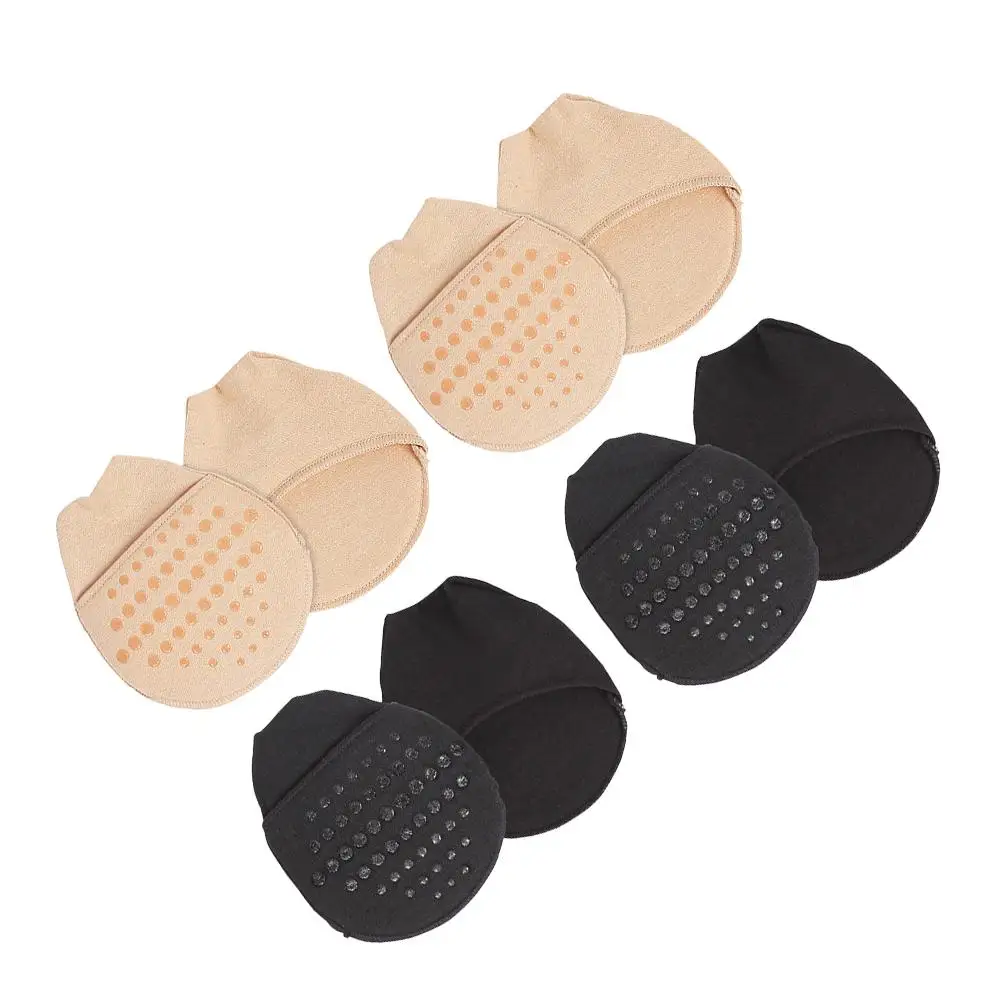 

4 Pcs Anti-slip Forefoot Socks Half Foot Pad Cushion Premium Material Comfortable Women High Heels Flats Boot Long Lasting