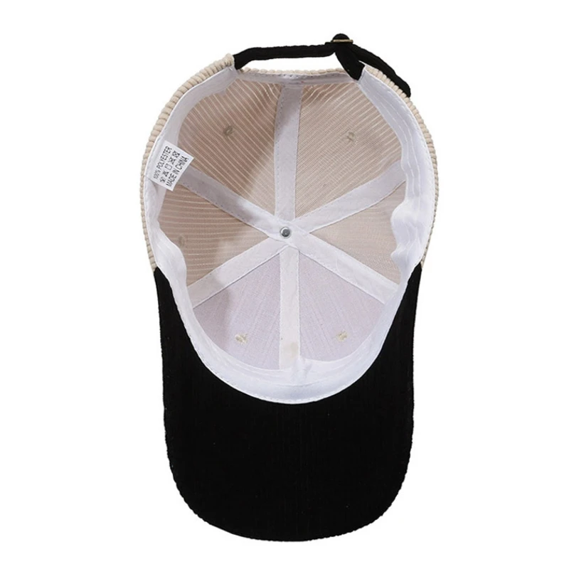 Wonder bestickte Unisex-Baseballkappe aus Cord – Sonnenschutz für Outdoor-Sport und Geschenke – Detail 4