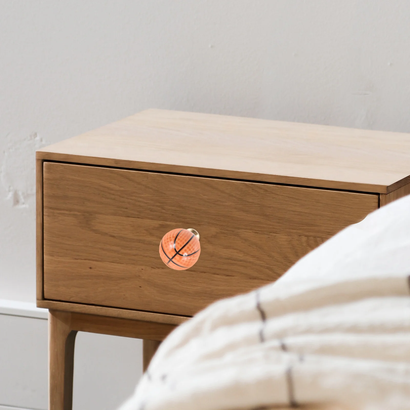 

Cabinet Knob Basketball Design Drawer Pull Handles Safe Practical Long Lasting Wardrobe Dresser Knobs Dresser Knobs