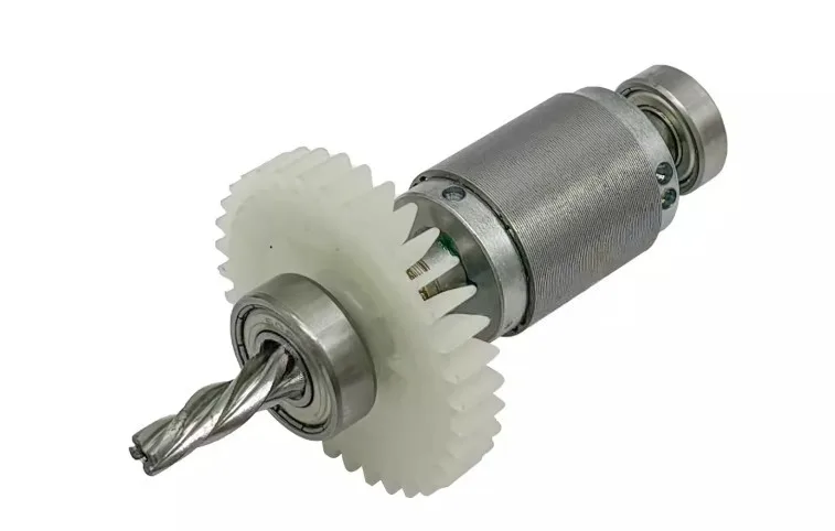 High-Speed Brushless 12-Inch Lithium Battery Electric Chainsaw Rotor with 4 Teeth and Upper/Lower Bearings