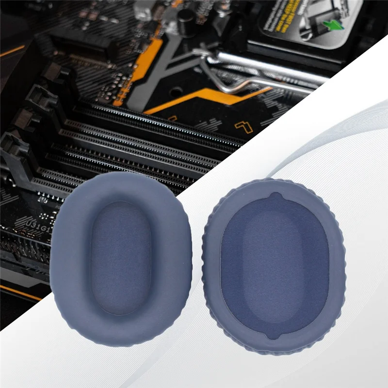 A57G-1 Pair of Headphone Covers for WH-CH710N Headphone Easily Replaced Headphone Protector Sleeves Buckle Earpads Black