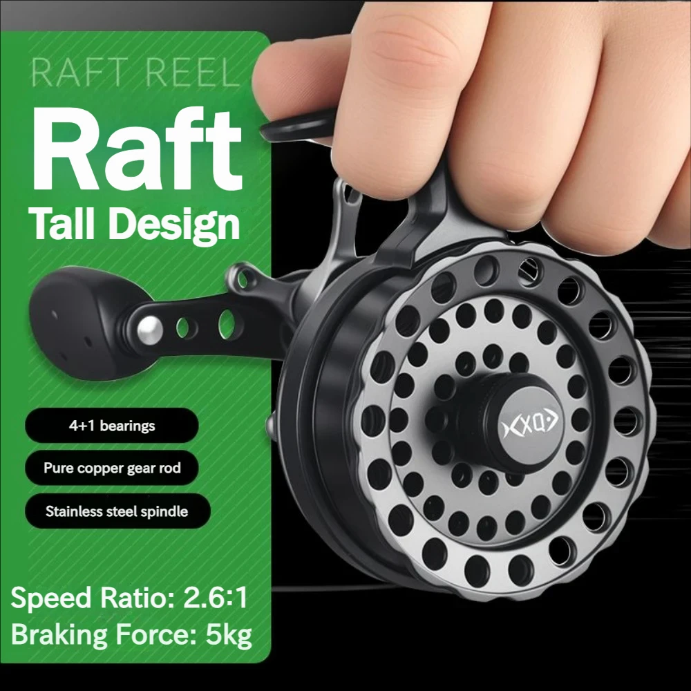 

Легкая катушка для ловли с высокой леской, быстрое отпускание лески одним касанием, тяга 5 кг, 4+1BB, передаточное число 2.6:1, для микро-джиггинга с лодки, для левой и правой руки