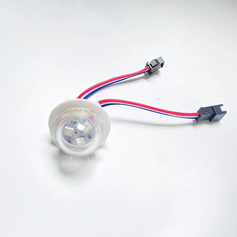 1000 szt. 26MM LED punkt światła 12V Led Bubble 0.72W kolorowy UCS1903 oświetlenie pikselowe Led