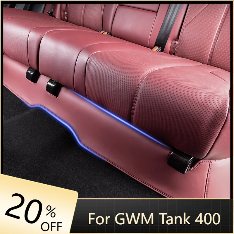 

Seat Under Protective Mat Leather Anti-kick Pads Interior Modification Accessories For Great Wall TANK 400 Hi4-T 2023 2024 2025