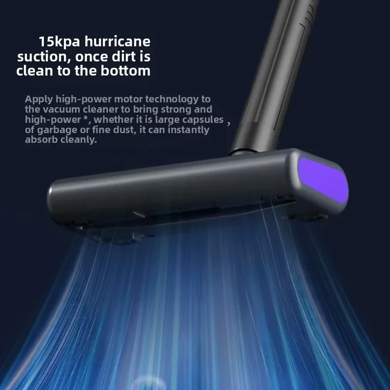 Multifunction Cordless Handheld Vacuum 120W Powerful Suction Lightweight Rechargeable for Home Car Pet Hair Cleaning