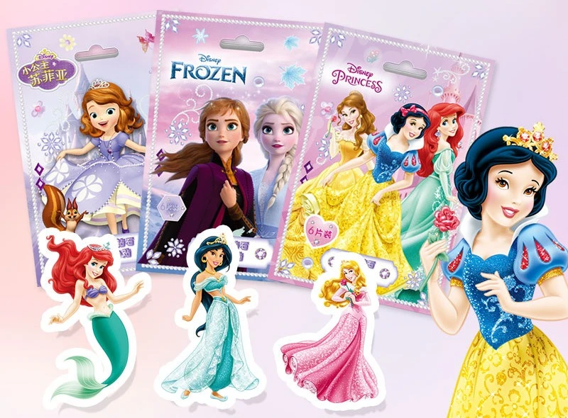 ملصقات ماسية للأطفال من Miniso Disney، مجموعة مواد يدوية الصنع لرياض الأطفال للفتيات، لوحة ماسية للأميرة