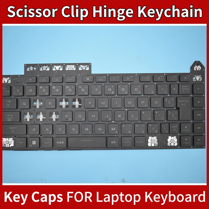 Replacement Keycap Key For Asus ROG Strix G16 G614JV G614JZ G634 G634J G634JY G614 G614J G614JU Laptop Keyboard KEY & Clips image 5