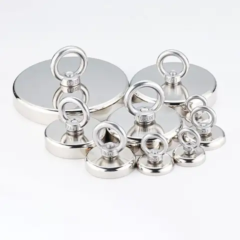 슈퍼 강력한 N52 네오디뮴 낚시 자석 후크 – 카운터 싱크 홀 아이 볼트, 16-90mm 인양 가능, 헤비 듀티 희토류 자석 슈퍼 강력한 N52 네오디뮴 낚시 자석 후크 – 카운터 싱크 홀 아이 볼트, 16-90mm 인양 가능, 헤비 듀티 희토류 자석