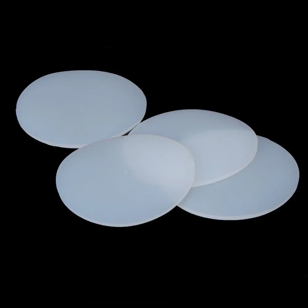 White Solid Round Silicone  Seal Gaskets Pad