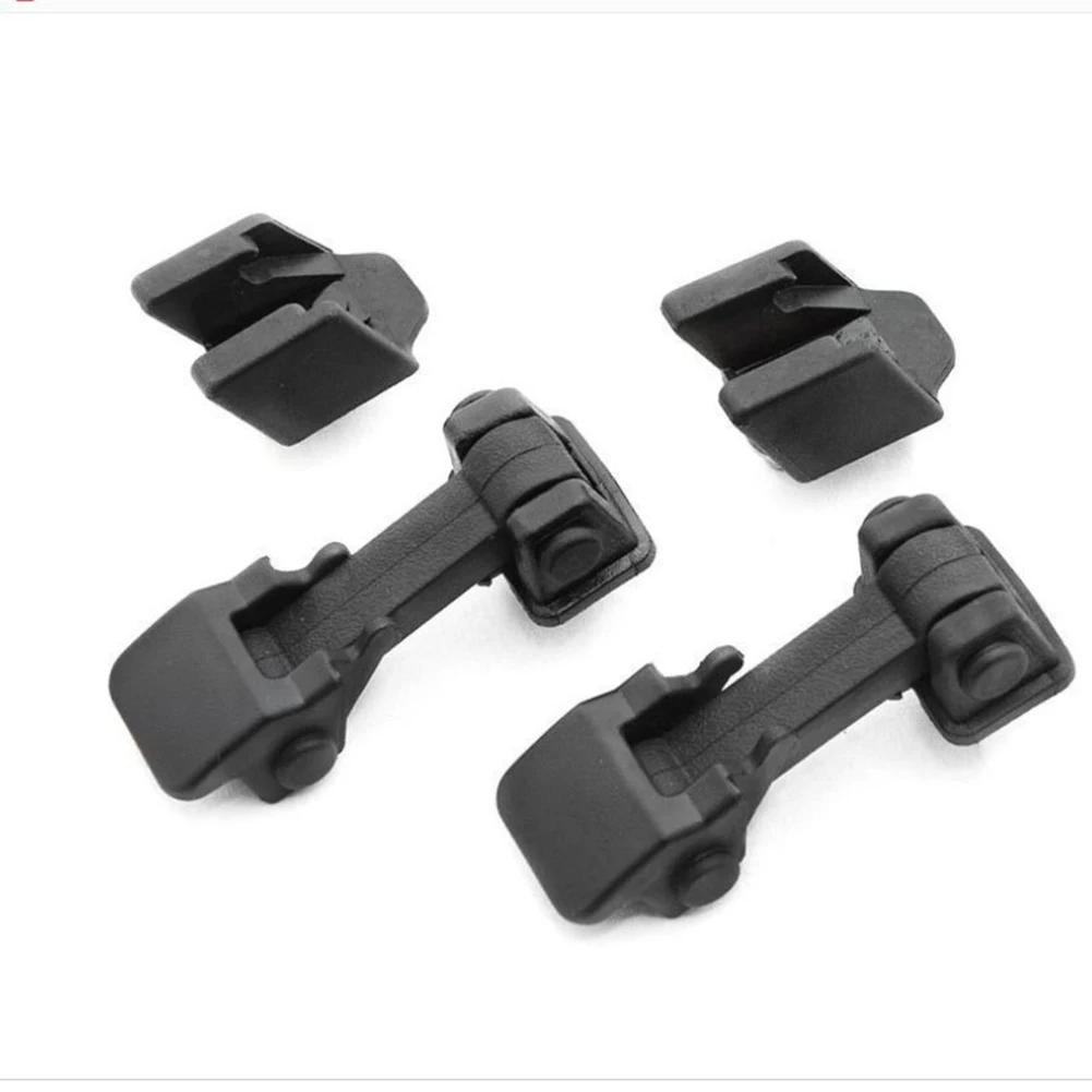 1Pair Front Hood Latch Catch Bracket For Jeep For Wrangler TJ 97-06 55395652AC 55176636AD Replacement Car Accessories