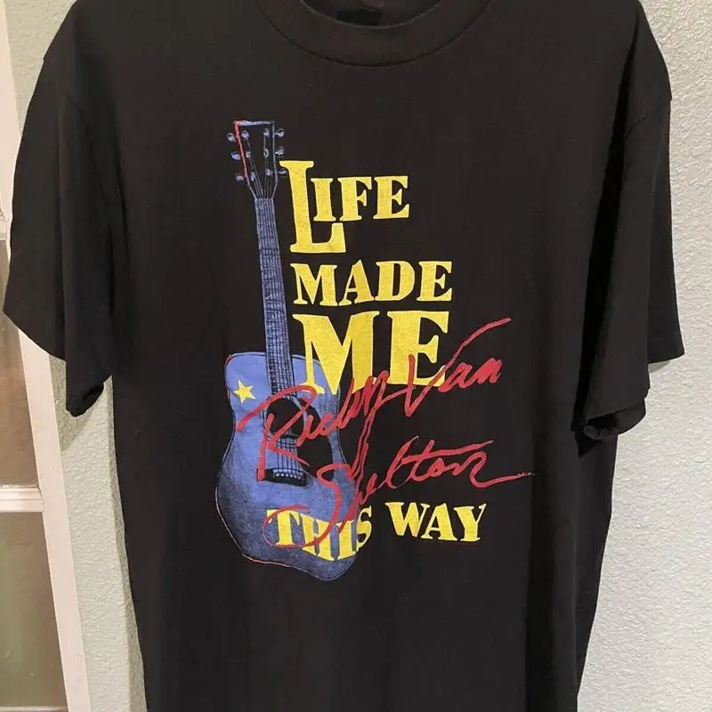 تي شيرت كلاسيكي ريكي فان شيلتون قطن أسود جميع المقاسات S 5Xl لمحبي تي شيرت #1