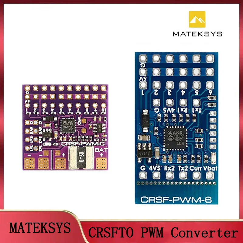 MATEKSYS CRSF-PWM-6/C コンバーター |   CRSFからPWMへ |   TBS クロスファイア ナノ RX SE用