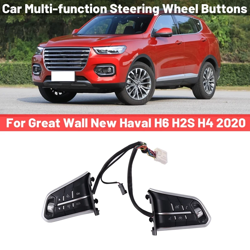 

Car Multi-Function Steering Wheel Buttons Cruise Control Switch Parts Component For Great Wall New Haval H6 H2S H4 2020