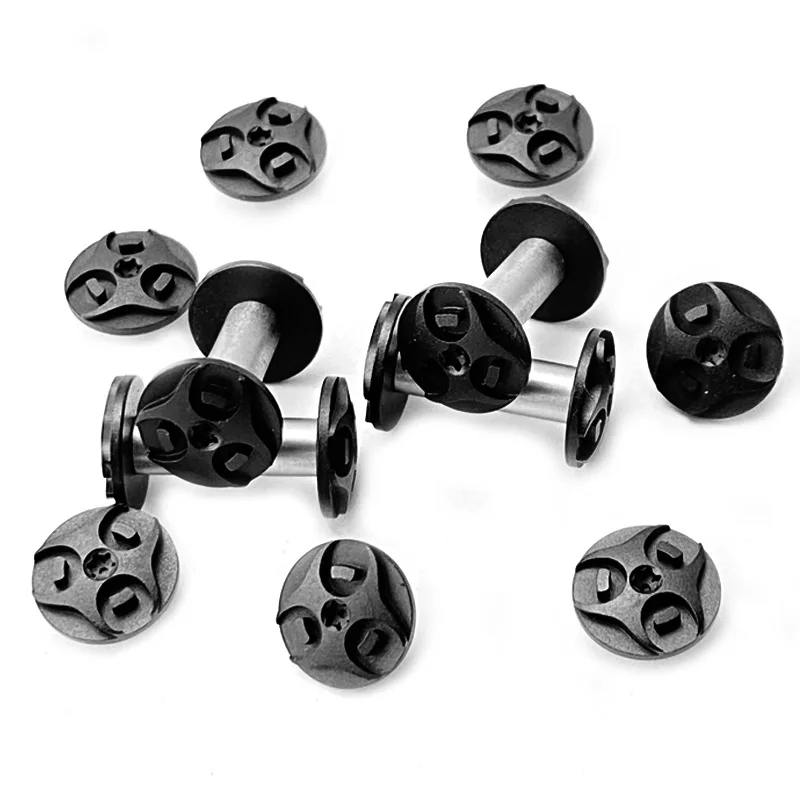 2sets Stainless Steel CNC Machined Knife Handle Locking Spindle Screws High Strength Tool Fasteners For DIY Making Repair
