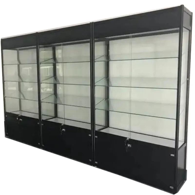 custom.customizable Glass showroom Display Cabinet Design Makeup Showcase Jewelry Showcase Hand-run Cabinet Showcase