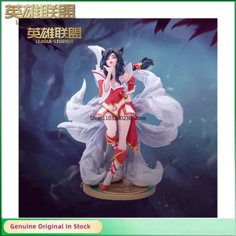 

Original LOL League of Legends Ahri/the Nine-Tailed Fox Game Dramatist Statues Action Figure Ornaments Model Toys Gifts