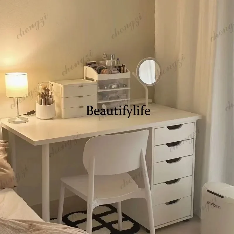F4567 Drawer Storage Bedroom Simple Computer Desk Study Home Makeup Student Double Desk