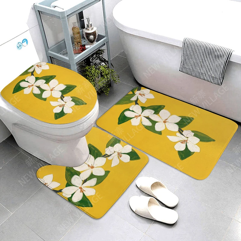 Anti-slip Bath Mat Bathroom Small Rug Shower Mat Decorative Absorbent Foot Mat Entrance Bathtub toilet rug Morandi Nordic Modern