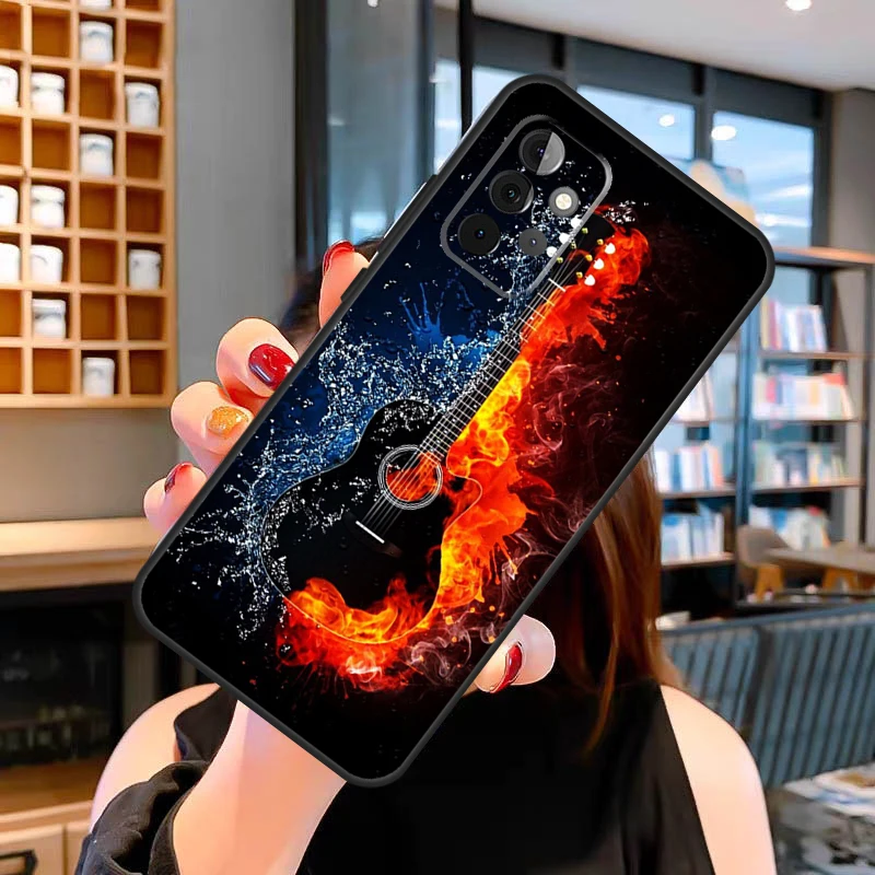 Nhạc Rock Nhạc Cụ Đàn Guitar Dành Cho Samsung A52 A32 A42 A22 A12 A51 A71 A50 A70 A13 A33 A53 A21S a02S A03S A52S Bao