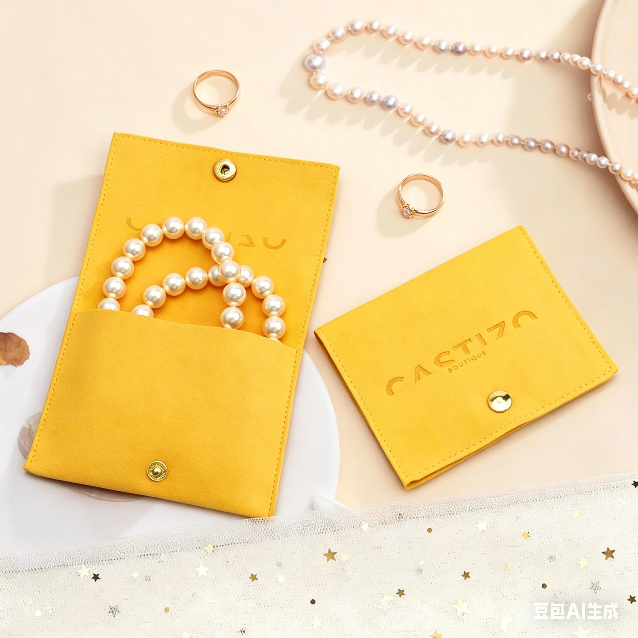 

SheepSew 50pcs OEM Wholesale Small Pink Microfiber Fabric Gift Jewelry Storage Pouch Luxury Envelope Comb Bracelet Necklace Ring