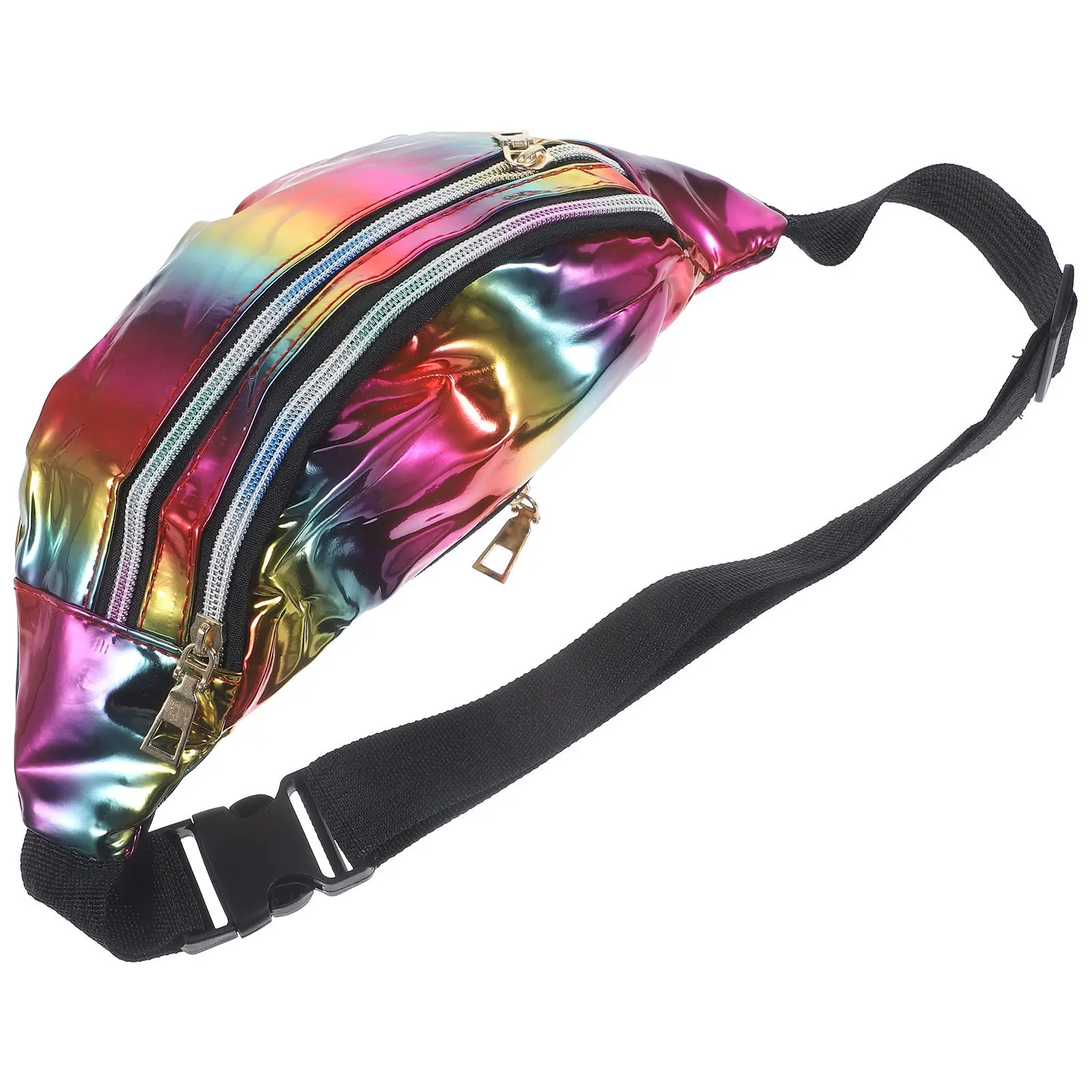 

1 шт. Голографическая поясная сумка: стильная, регулируемая, водонепроницаемая, для бега, путешествий, активного отдыха, модная нагрудная сумка