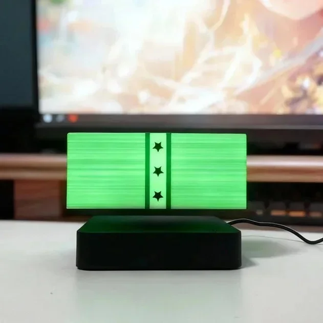 Magnetic Floating US Dollar Money LED Ornament High Tech Levitation Table Decor For Gamers Teens Bedroom Ambient Deco