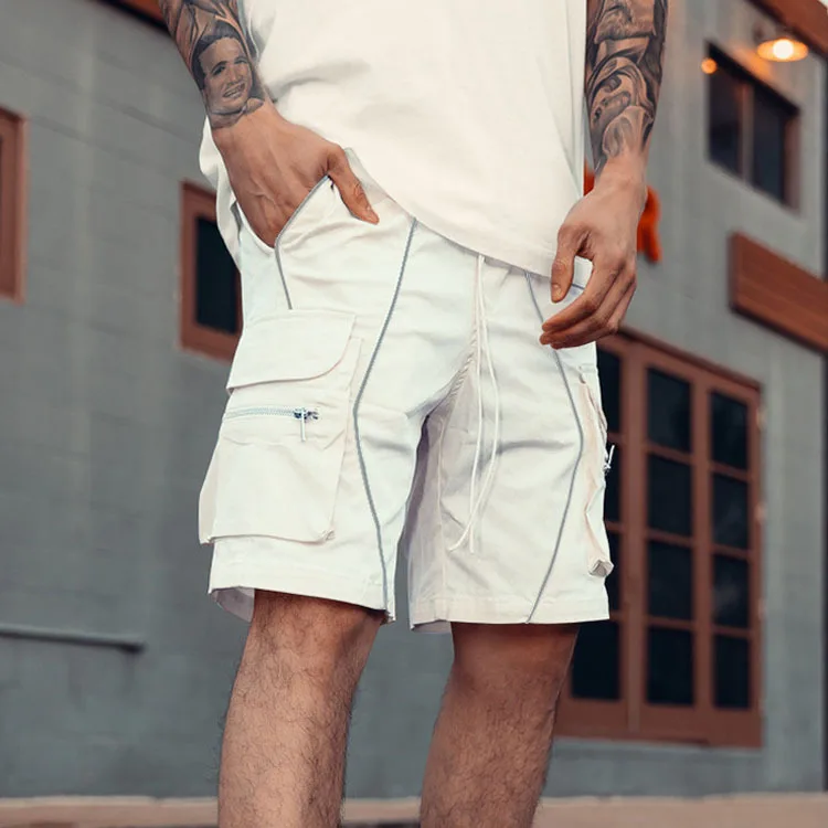Men's Loose Fit Cargo Shorts Quick Dry Multi Pocket Lightweight Breathable Short Pants Outdoor Summer Bermuda Shorts for Men