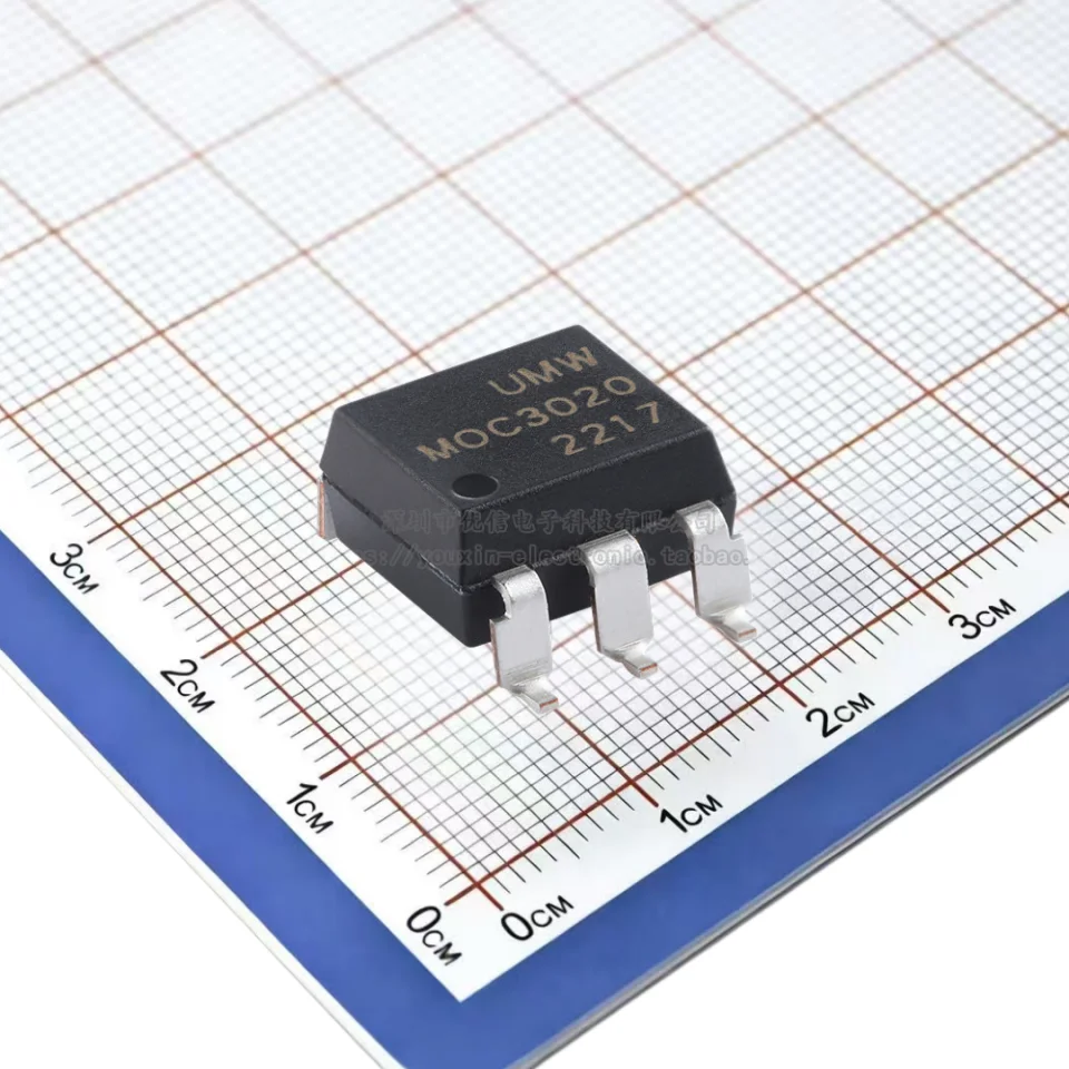 20pcs/original genuine MOC3020SM SOP-6 random phase bidirectional thyristor driven optocoupler