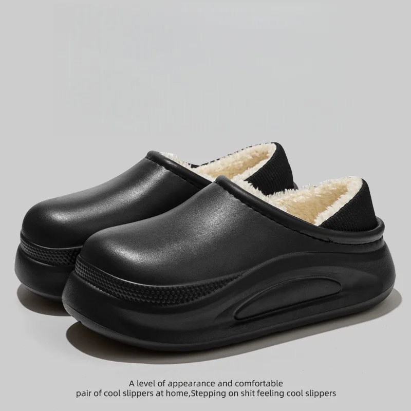 2025 men and women new winter slippers with memory foam soles ultralight non-slip roof shoes warm and comfortable