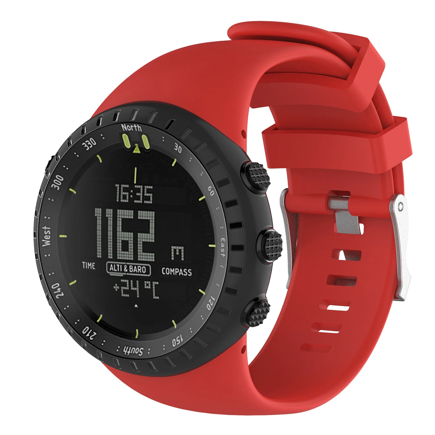 Correa de silicona para reloj Suunto Core All Black Black Black_BSH