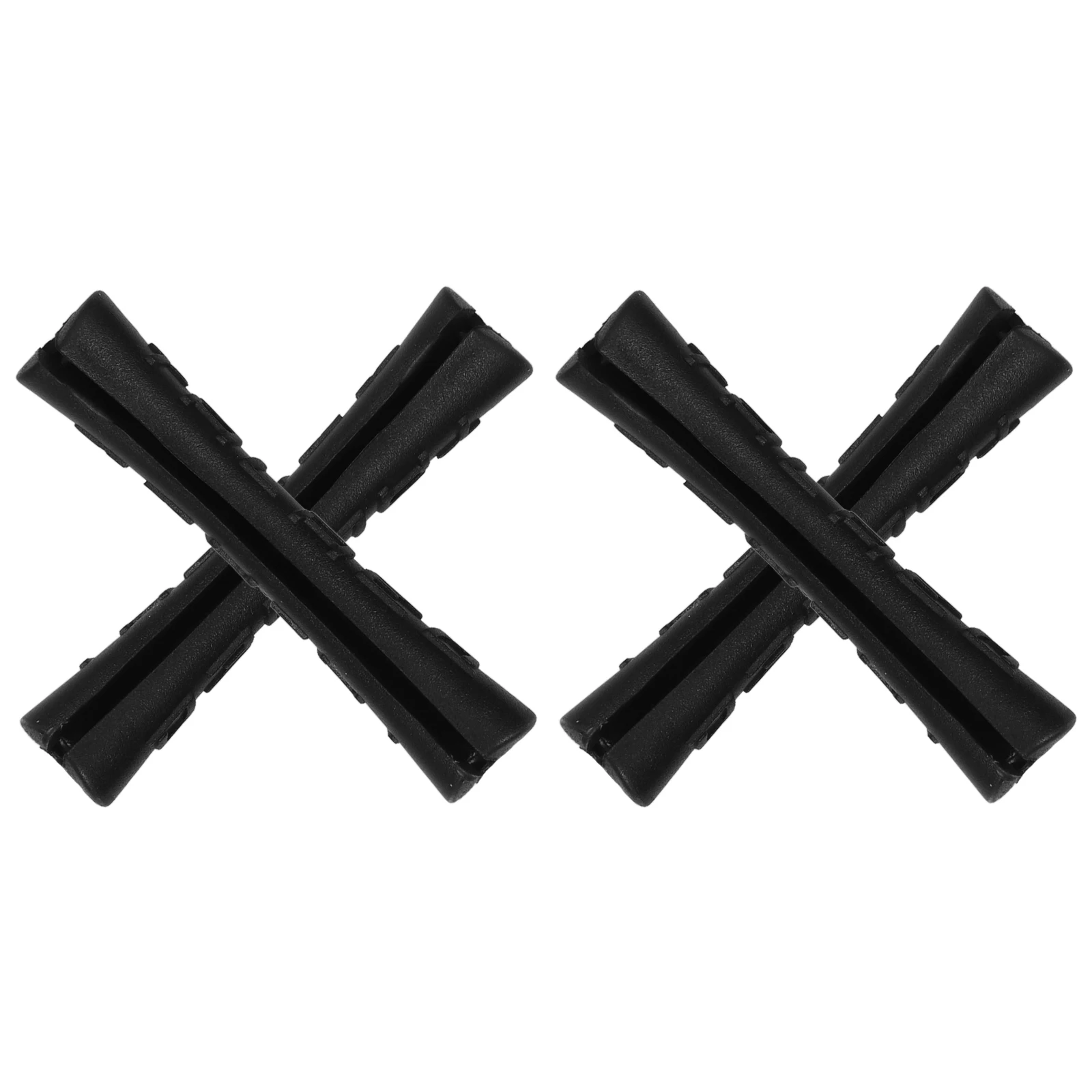 Cubierta de tubo de bicicleta de plástico, funda protectora de Cable de freno para carcasa de línea, color negro, ligero, duradero, resistente a los arañazos, fácil, 4 Uds.