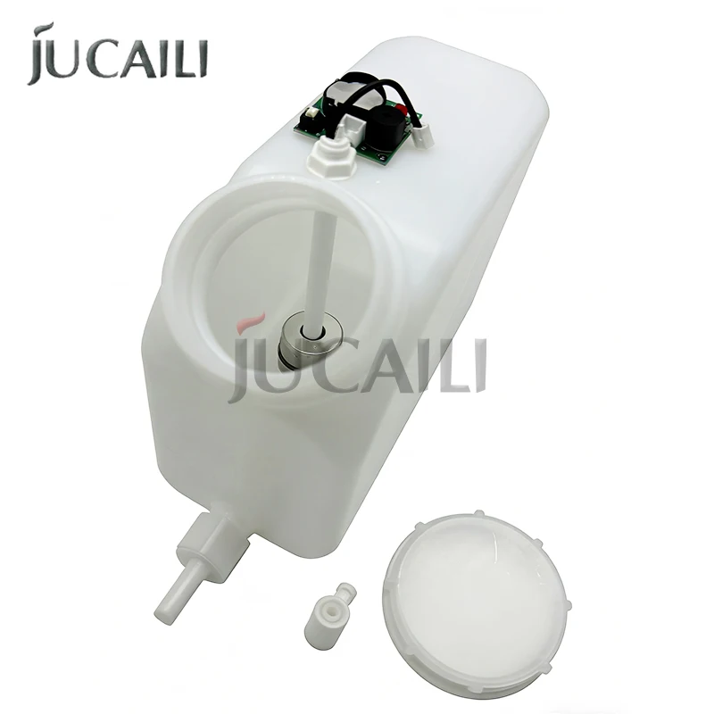 JUCAILI 1.5L Ink Tank with Liquid Sensor Alarm – CISS Bulk Ink System for Large Format Printer – Sub Tank