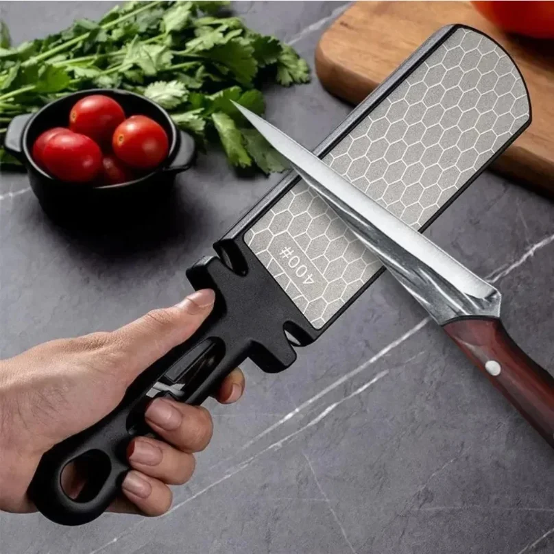 

5 in1 Knife Sharpener Diamond Bars 400/1000 Multi-Tool Kitchen Knives Tungsten Steel Ceramic Grinding Double-Sided Whetstone 숫돌