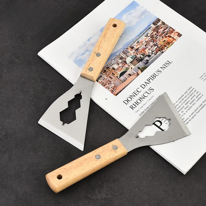 Reinforced‑Blade Cleaning Scraper Stainless‑Steel Shovel for Cement Ground Stripping Putty‑Removing Wall‑Skin  Peeling