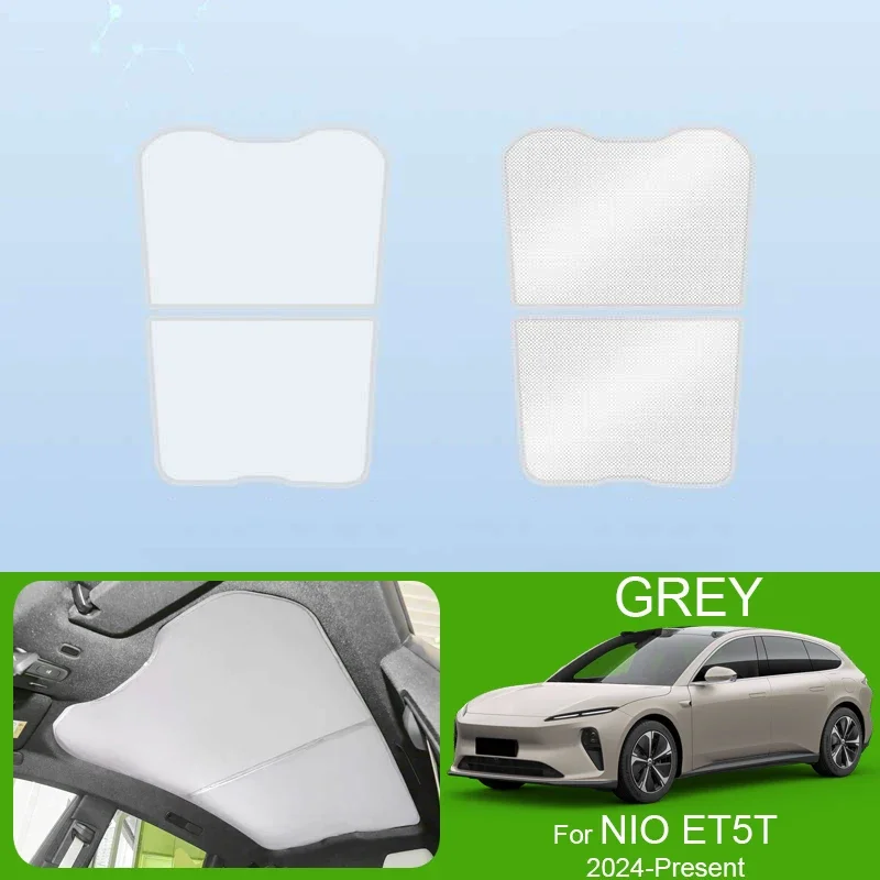 

Car Sunroof Sunshade Cover Colorful Ice Nano Heat Insulation Skylight Anti-UV Auto Accessories For NIO ET5T 2024-Present