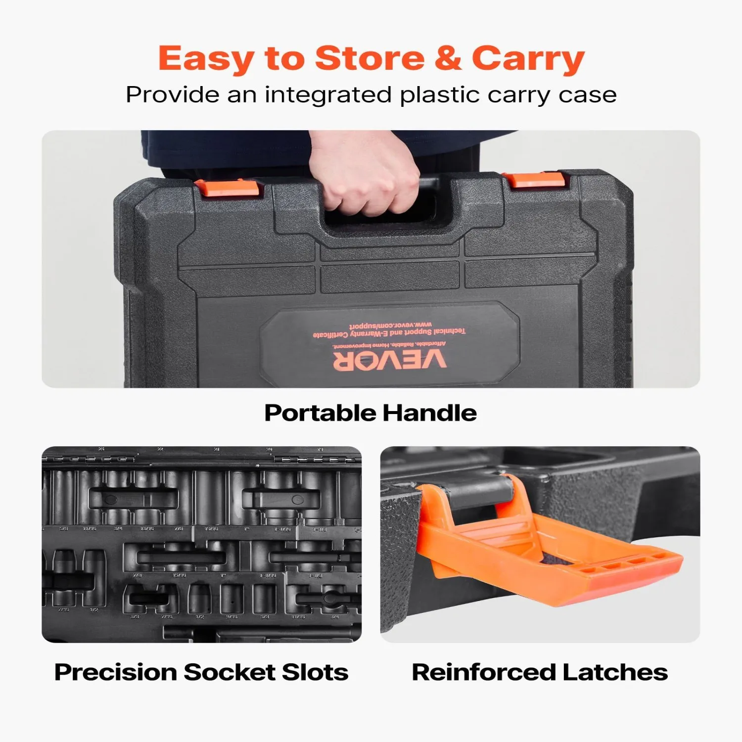 VEVOR Drive Impact Socket Set 1/2