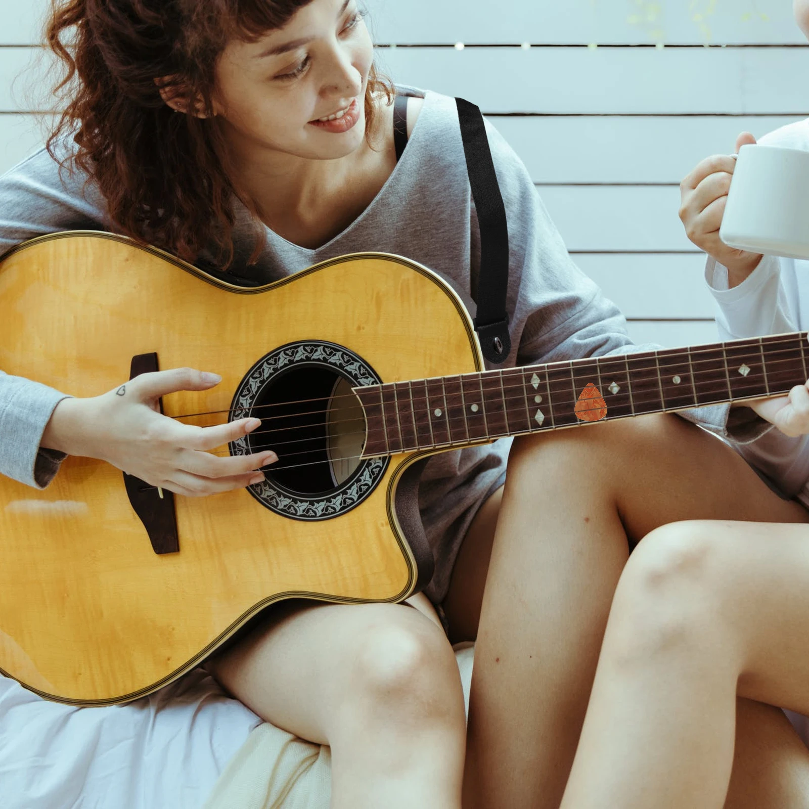 สายสะพายกีตาร์เบส 8 เส้น สายสะพายไหล่สำหรับกีตาร์ไฟฟ้า สายสะพายสำรองสำหรับเครื่องดนตรี