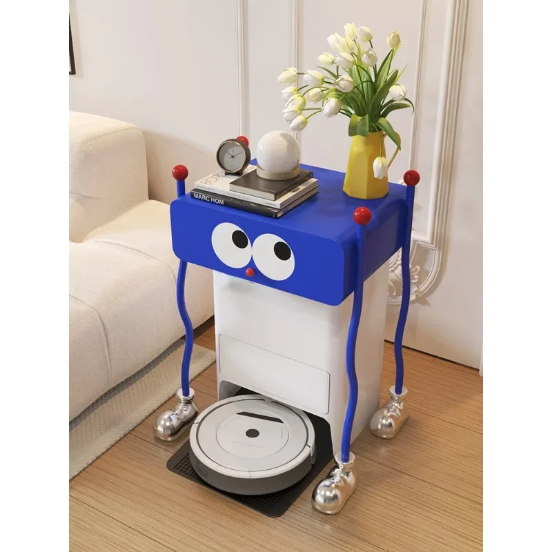 Sweeping Robot Shelf Narwal Base Station Stand Stone Mopper significant other Sofa Side Storage Rack