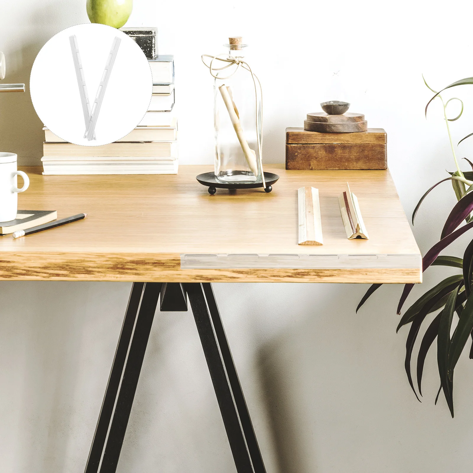 

2 шт., прозрачная угловая защита, высокая эластичность, утолщенная силиконовая защита для краев, мягкая невидимая защитная полоса для мебели для дома