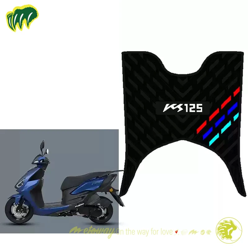 

For KYMCO KS125 CK125T-19 Rubber Foot Skid Pad Floor Mat Carpet Motorcycle Mats Pedal Anti-skid Water Proof High Fit