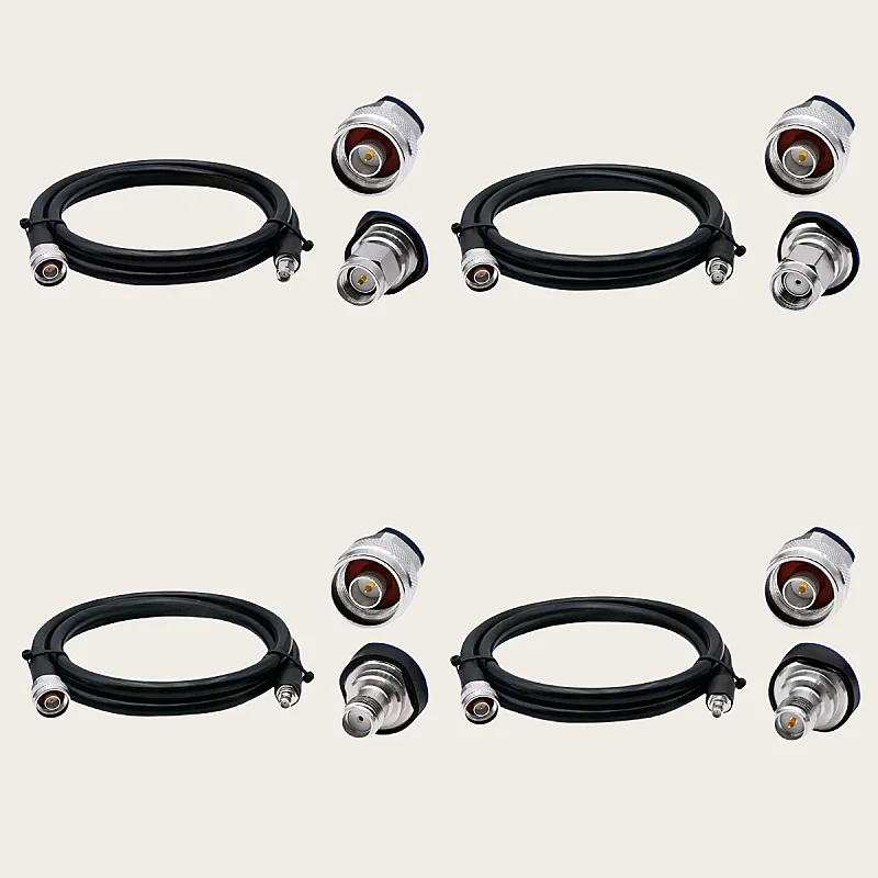 LMR400 cable N Male to RP SMA Male Female Connector 50ohm Crimp for LMR-400 Pigtail Antenna Radio